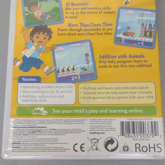 Leapster Go Diego Go Animal Rescuer Game - Picture 7 of 8